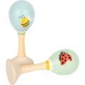 small foot Dřevěné rumba koule Včelka a Beruška sada 2 ks